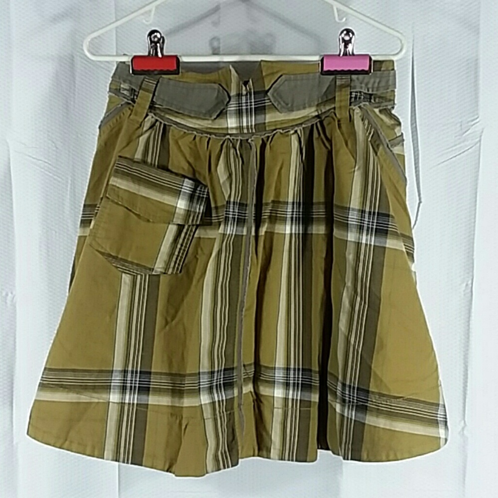 Anthropologie Fei plaid skirt, size 4 - Picture 2 of 2